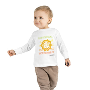 Solar Plexus Chakra Toddler Long Sleeve