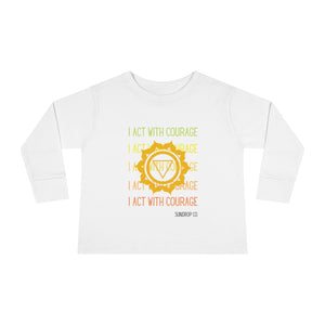 Solar Plexus Chakra Toddler Long Sleeve