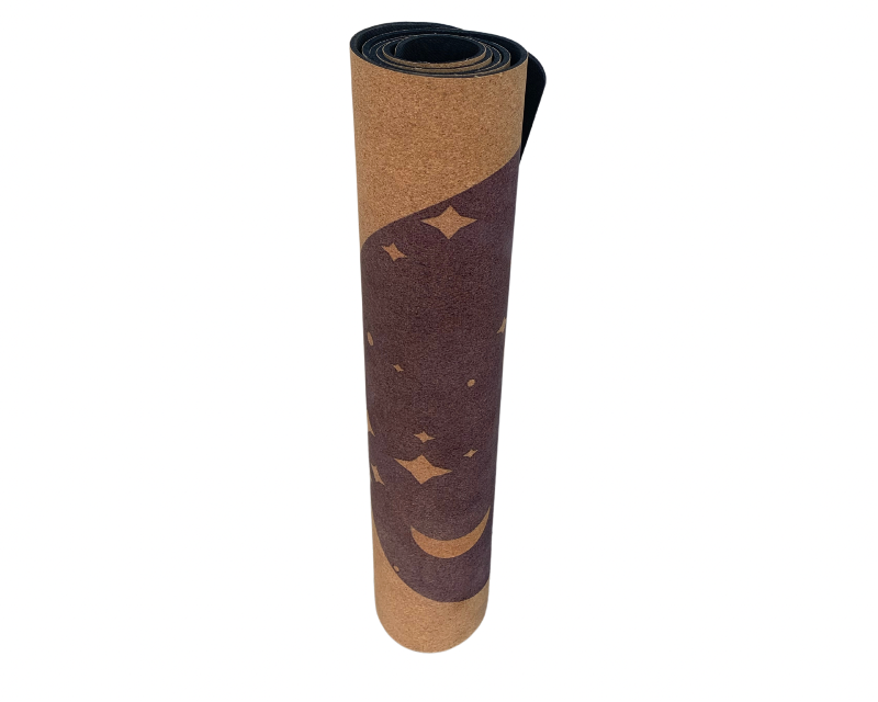 Desert Moon Kids Yoga Mat, 100% Sustainable cork and rubber children's yoga and activity mat.