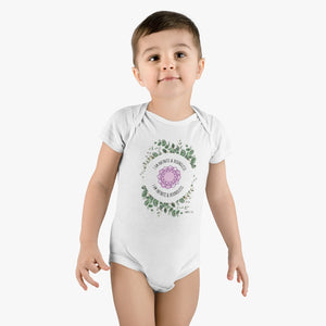 Copy of Crown Chakra Organic Baby Bodysuit