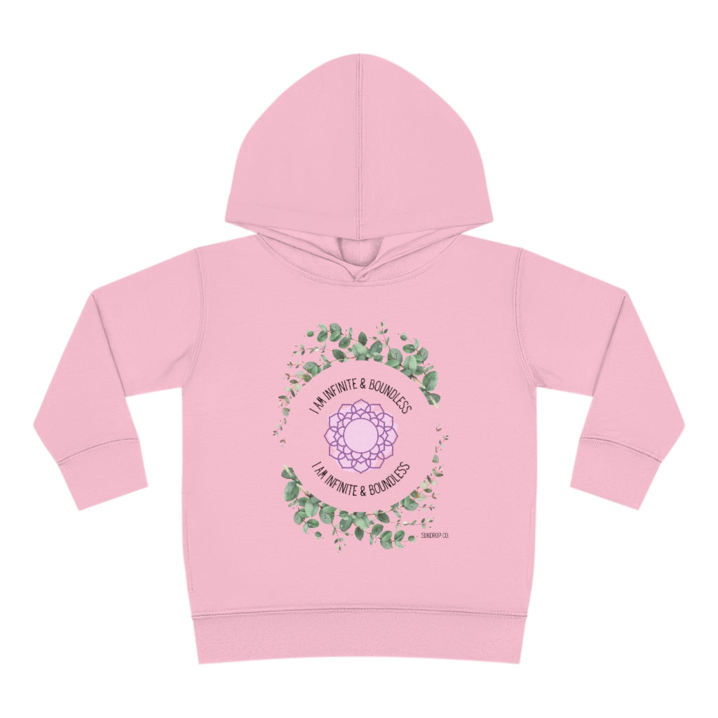 Crown Chakra Toddler Pullover Fleece Hoodie