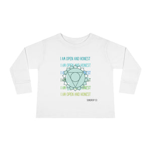 Throat Chakra Toddler Long Sleeve