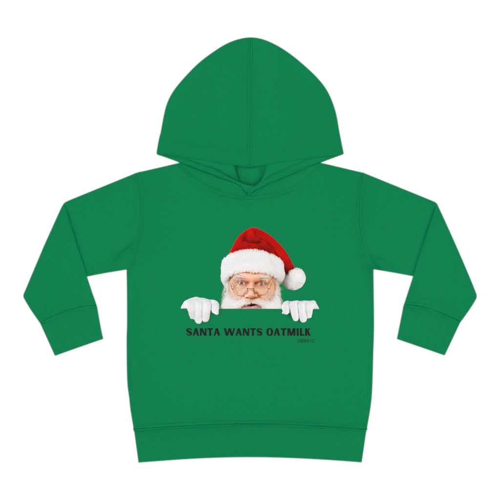 Santa Oatmilk Toddler hoodie