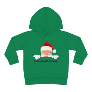 Santa Oatmilk Toddler hoodie