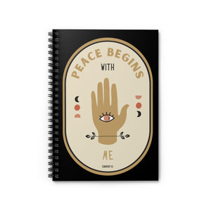 Peace Begins with Me Notebook