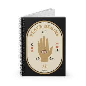 Peace Begins with Me Notebook