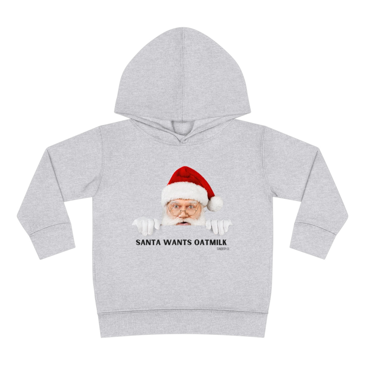 Santa Oatmilk Toddler hoodie